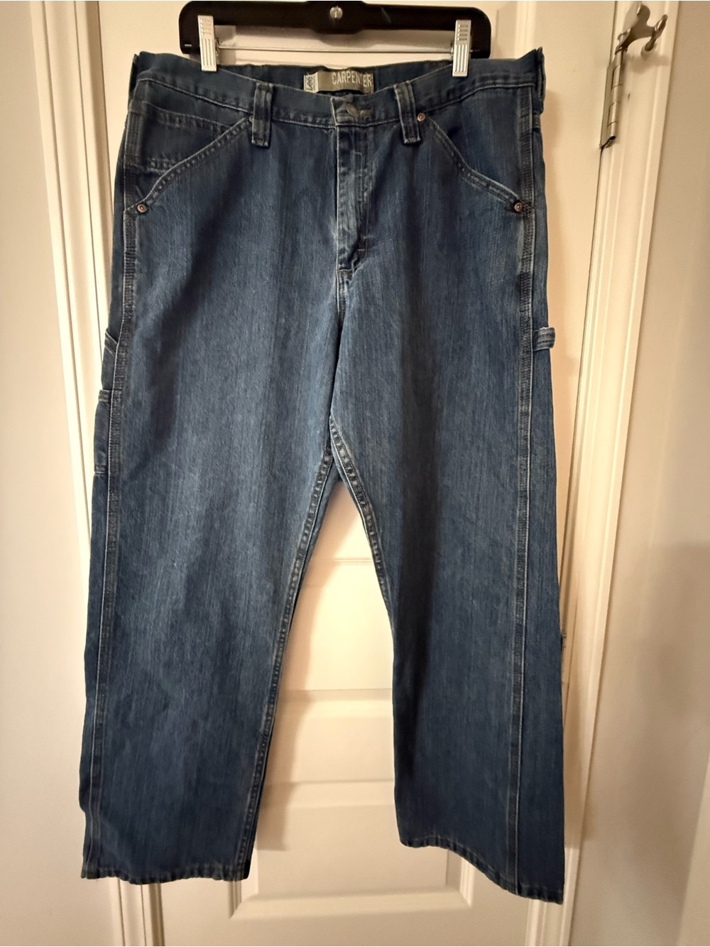 Lee Men's Loose Fit Straight Leg Carpenter Jeans, Size 36X30